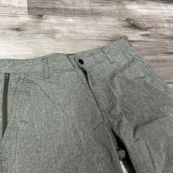 G.H. Bass & Co Explorer Mid Rise Pocket Chino Shorts Sage Grey Men’s Size 30 - Picture 3 of 10